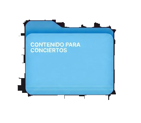 Contenido para conciertos